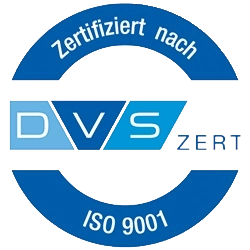 Siegel DVS Zertifiziert EN 9001