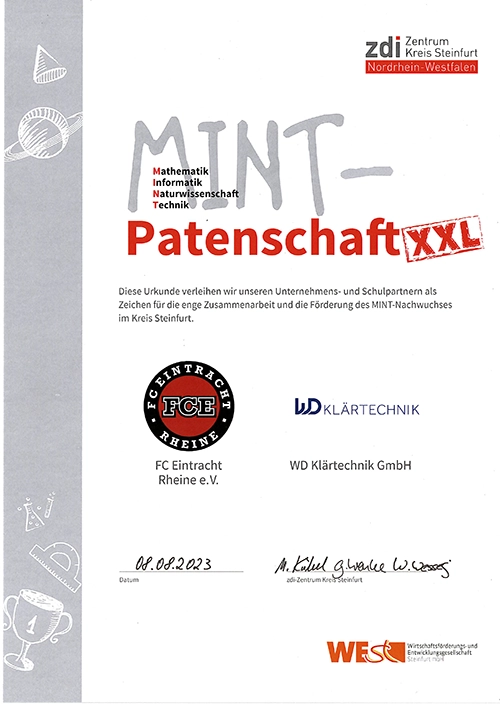 PDF Zertifikat "Patenschaft"