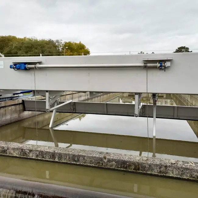 Klärtechnische Anlage über Trübwasser